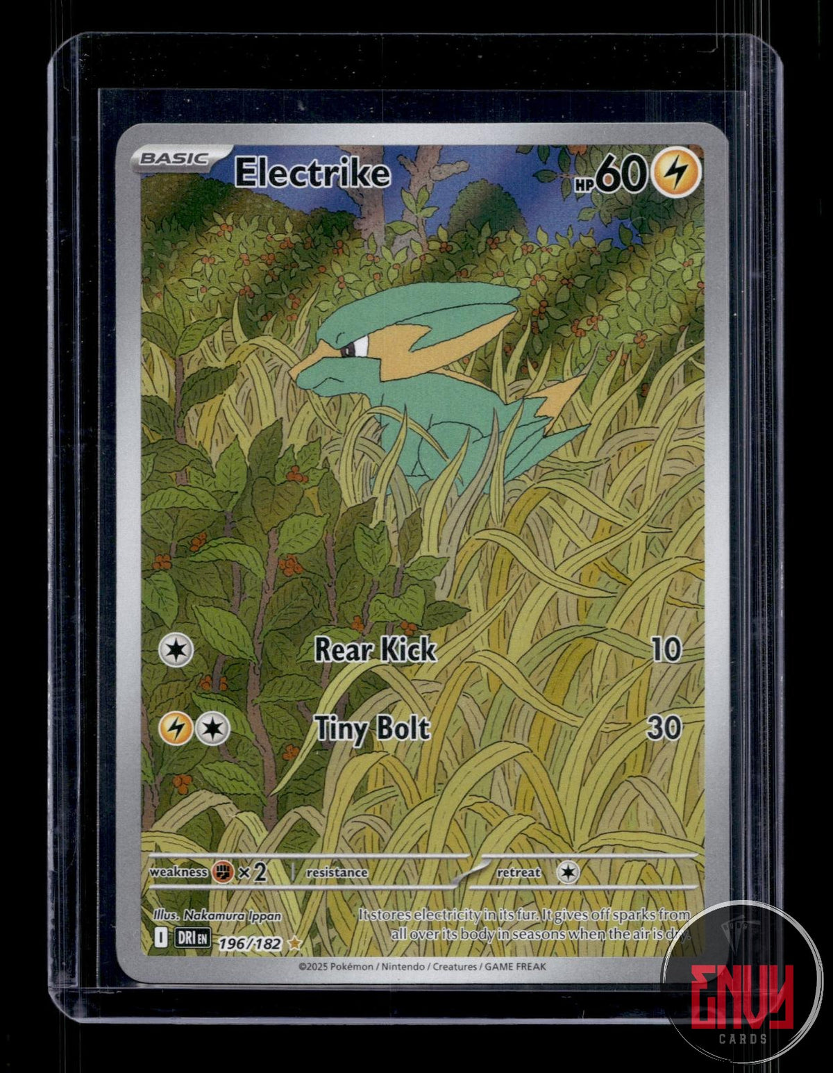 Electrike NM 196/182 IR Destined Rivals Pokemon Holo