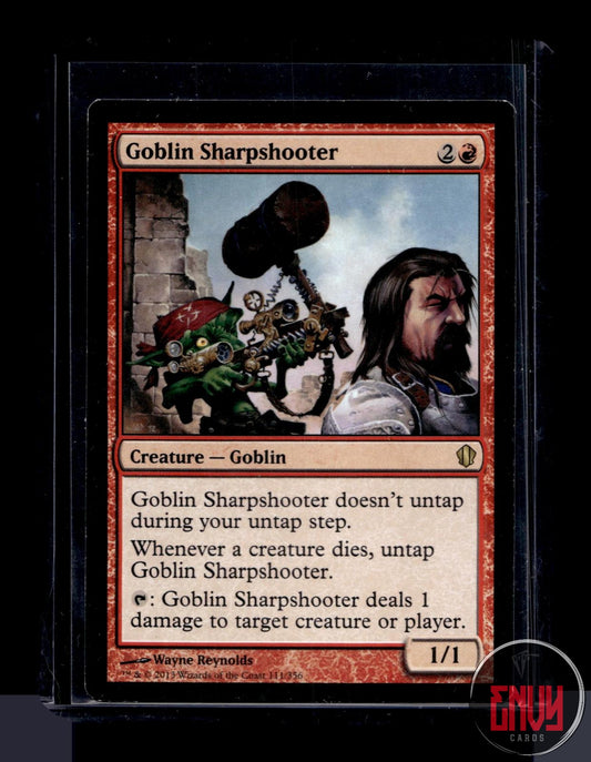 Goblin Sharpshooter Moderately Played 111 Rare Commander 2013