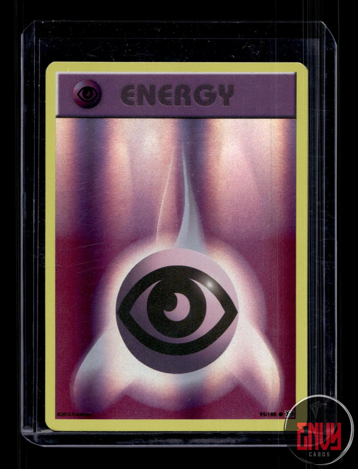 Psychic Energy Near Mint 95/108 Common Evolutions Pokemon Reverse Holo