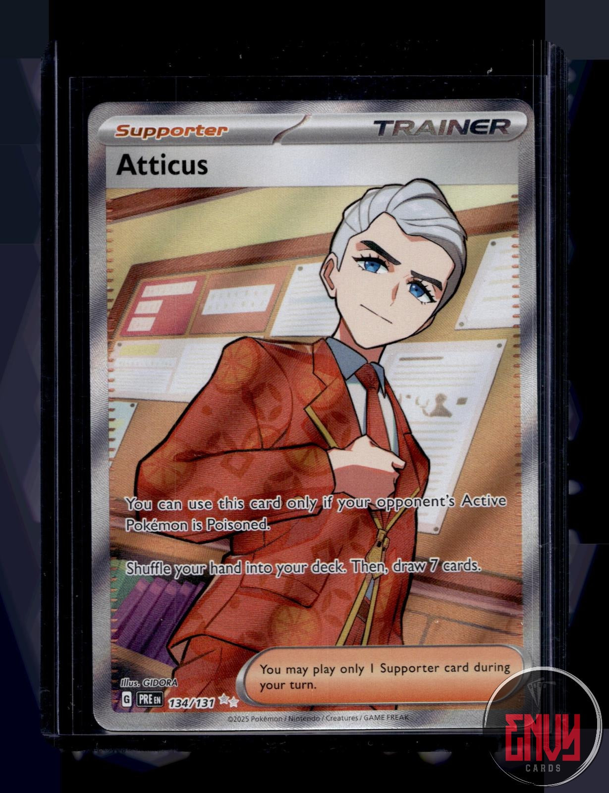 Atticus Near Mint 134/131 Ultra Rare Prismatic Evolutions Pokemon
