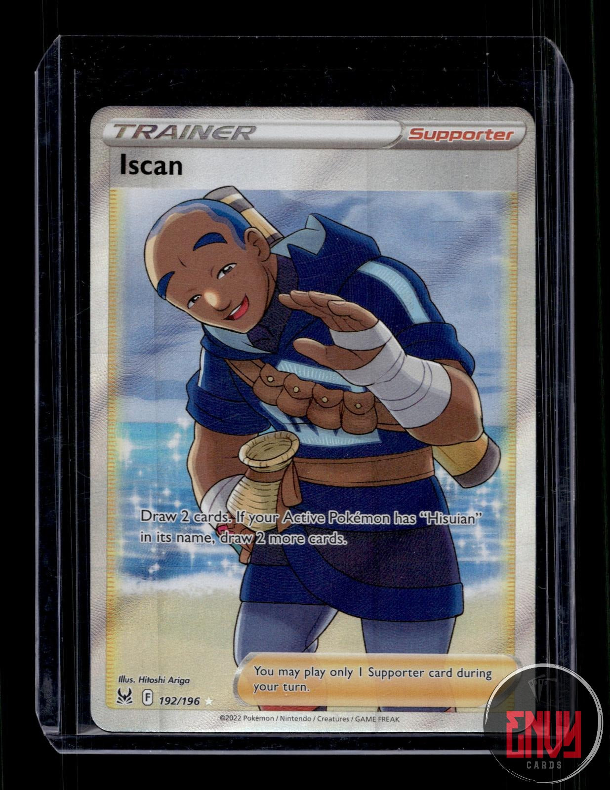 Iscan Near Mint 192/196 Ultra Rare Lost Origin Pokemon Holo