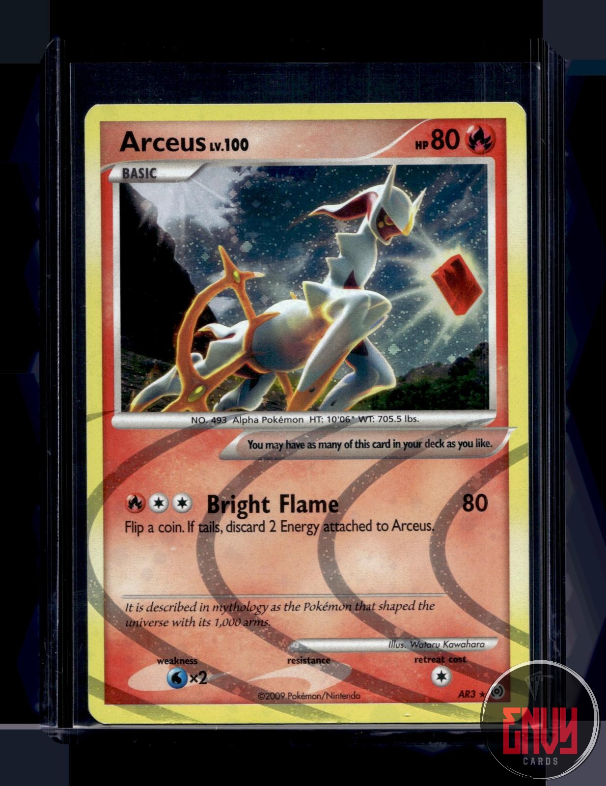 Arceus (AR3) Moderately Played AR3 Holo Rare Arceus Pokemon