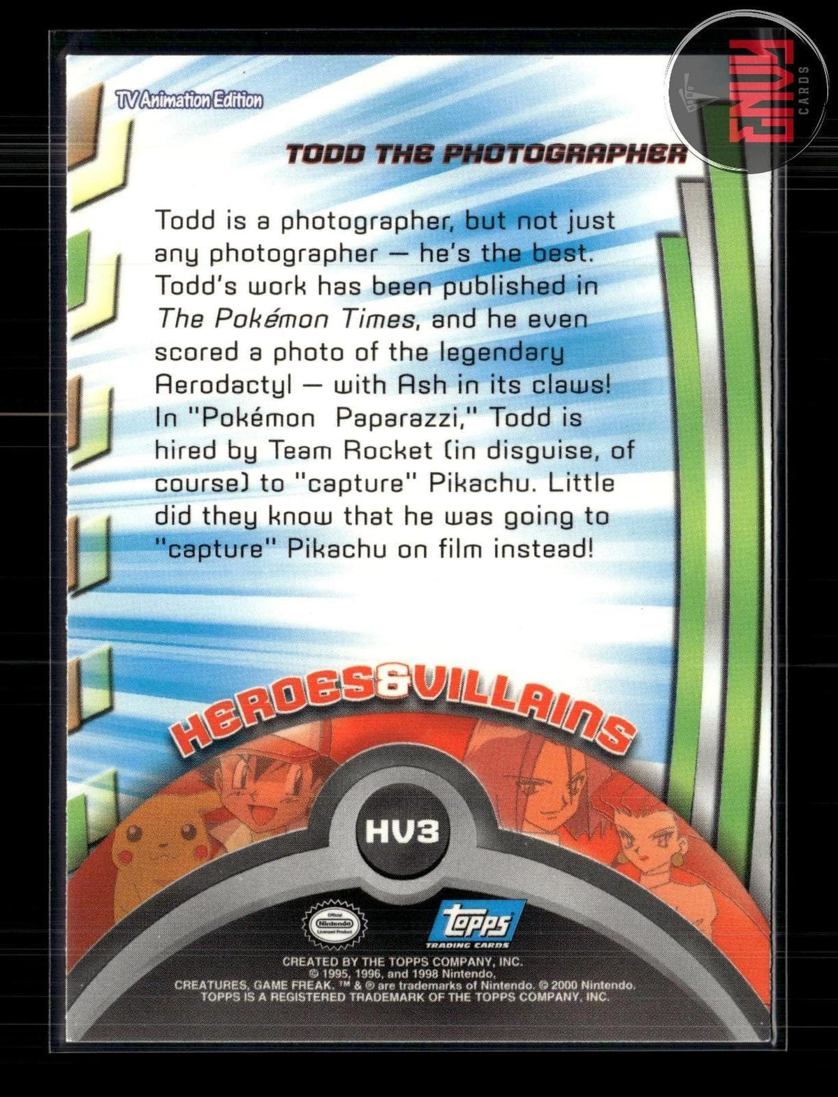 Todd LP #120 Topps Trading Cards Series 2 Pokemon