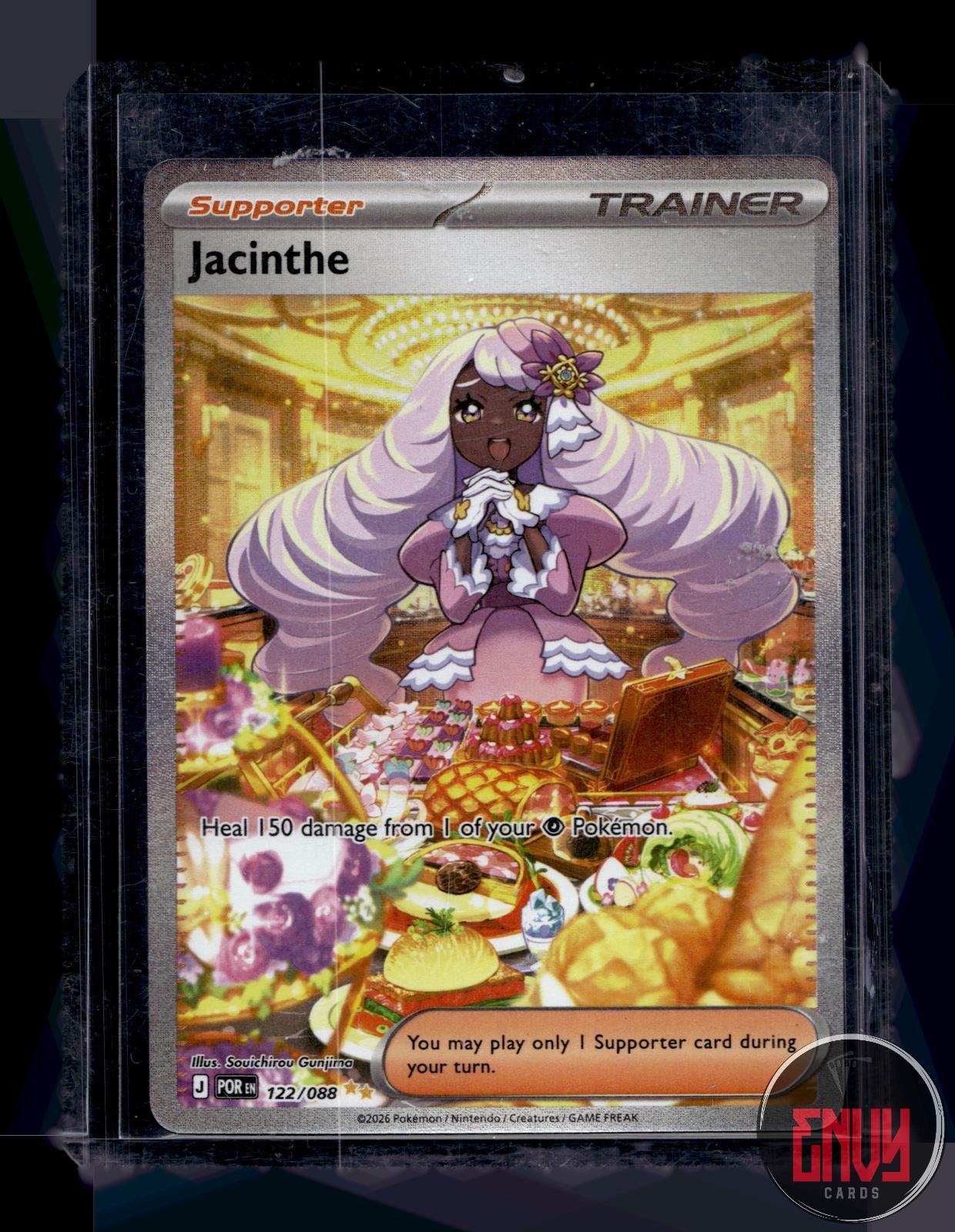 Jacinthe Near Mint 122/088 Special Illustration Rare Perfect Order Pokemon Holo