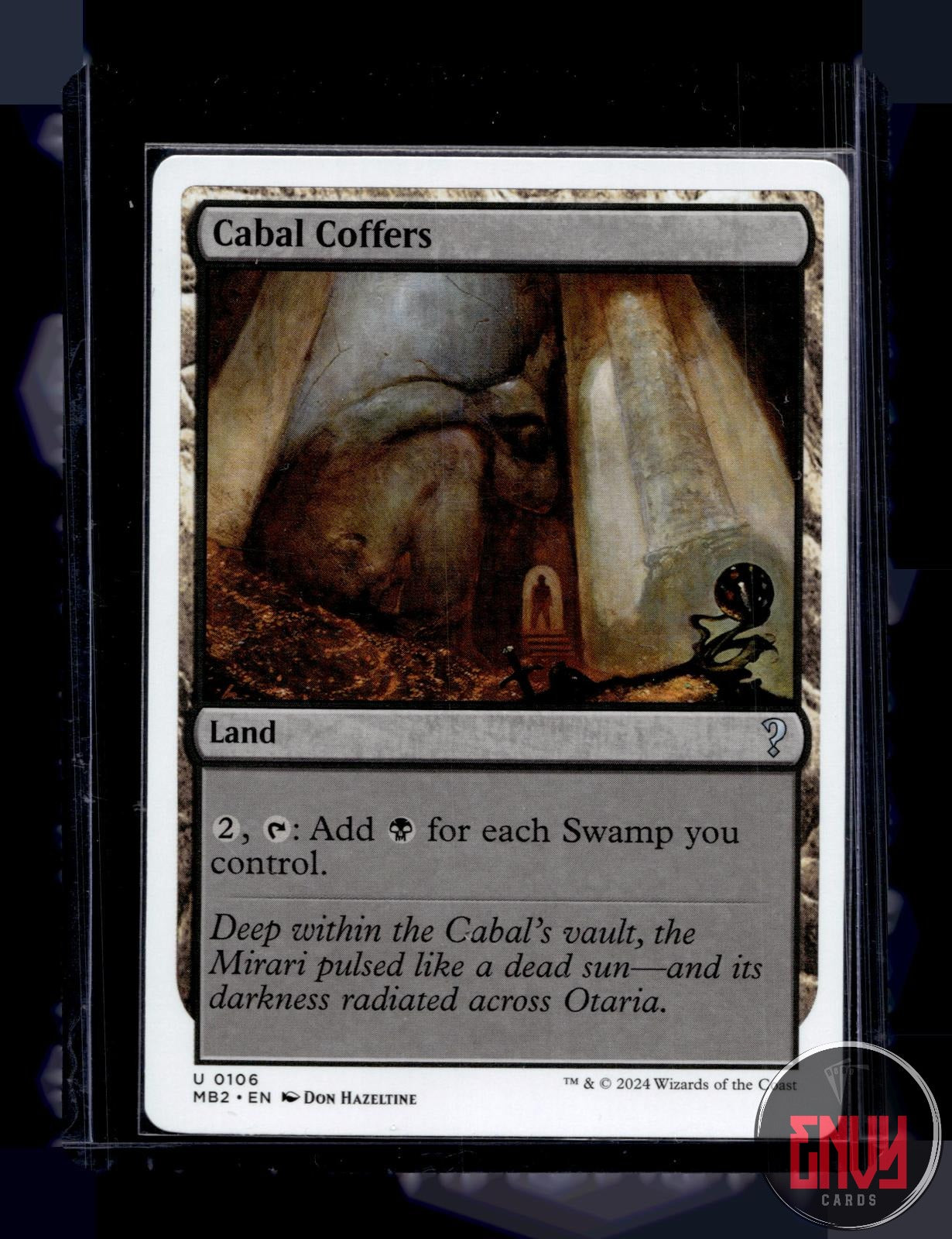 Cabal Coffers (White Border) NM 106 Mystery Booster 2 Magic: The Gathering