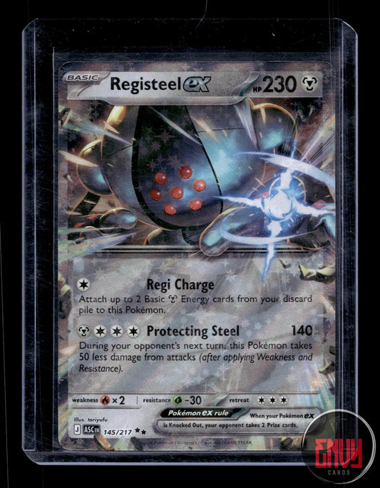 Registeel ex Near Mint 145/217 Double Rare Ascended Heroes Pokemon
