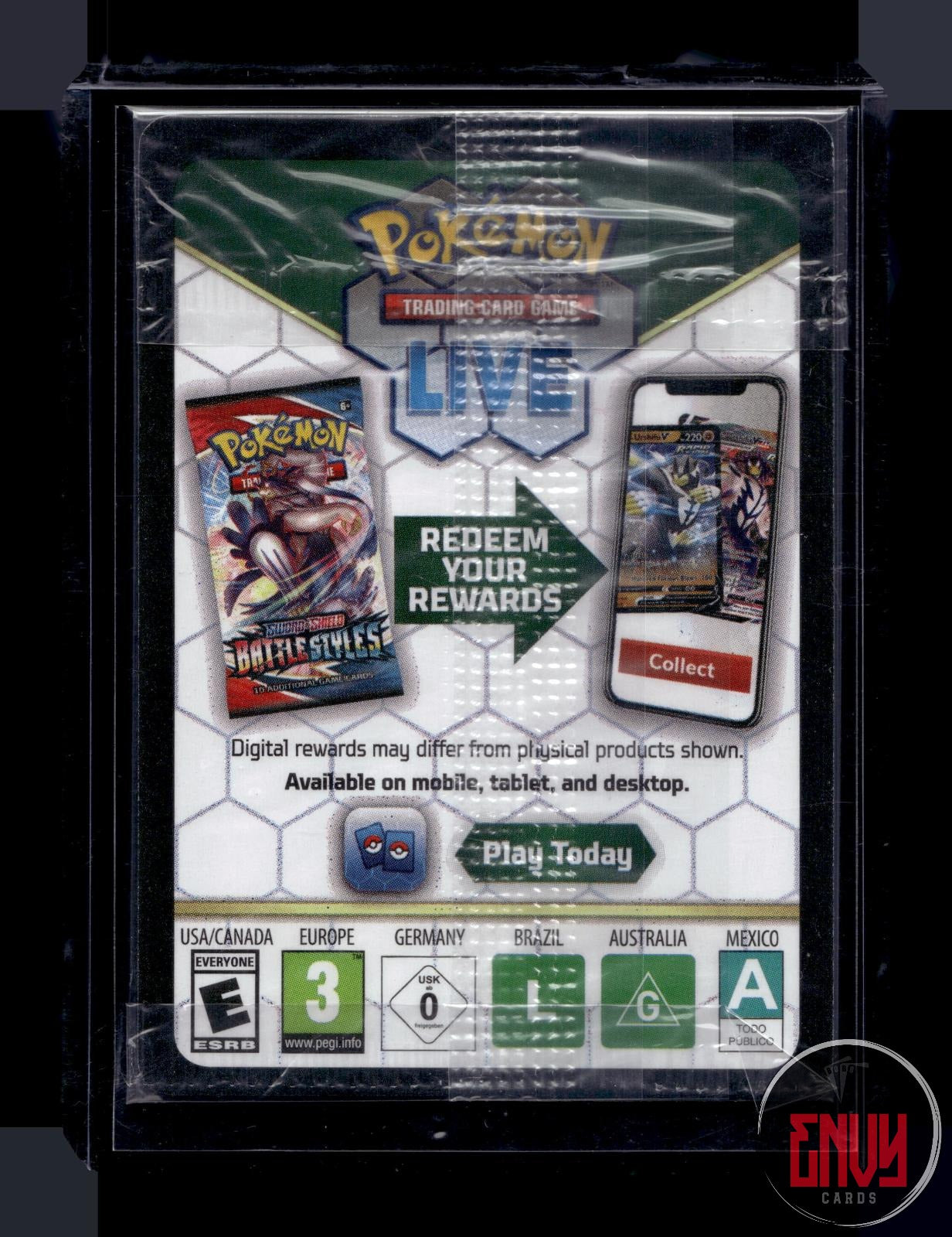 Glaceon VMAX (Holiday Calendar) NM 041/203 MCAP Pokemon Holo SEALED