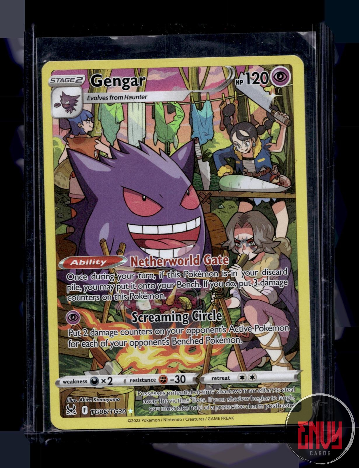 Gengar MP TG06/TG30 Lost Origin Trainer Gallery Pokemon Holo
