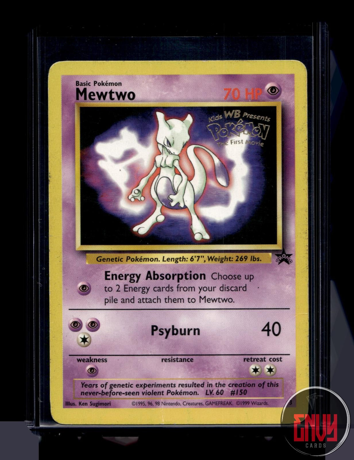 Mewtwo Heavily Played 3 Promo Wizards Black Star Promos Pokemon