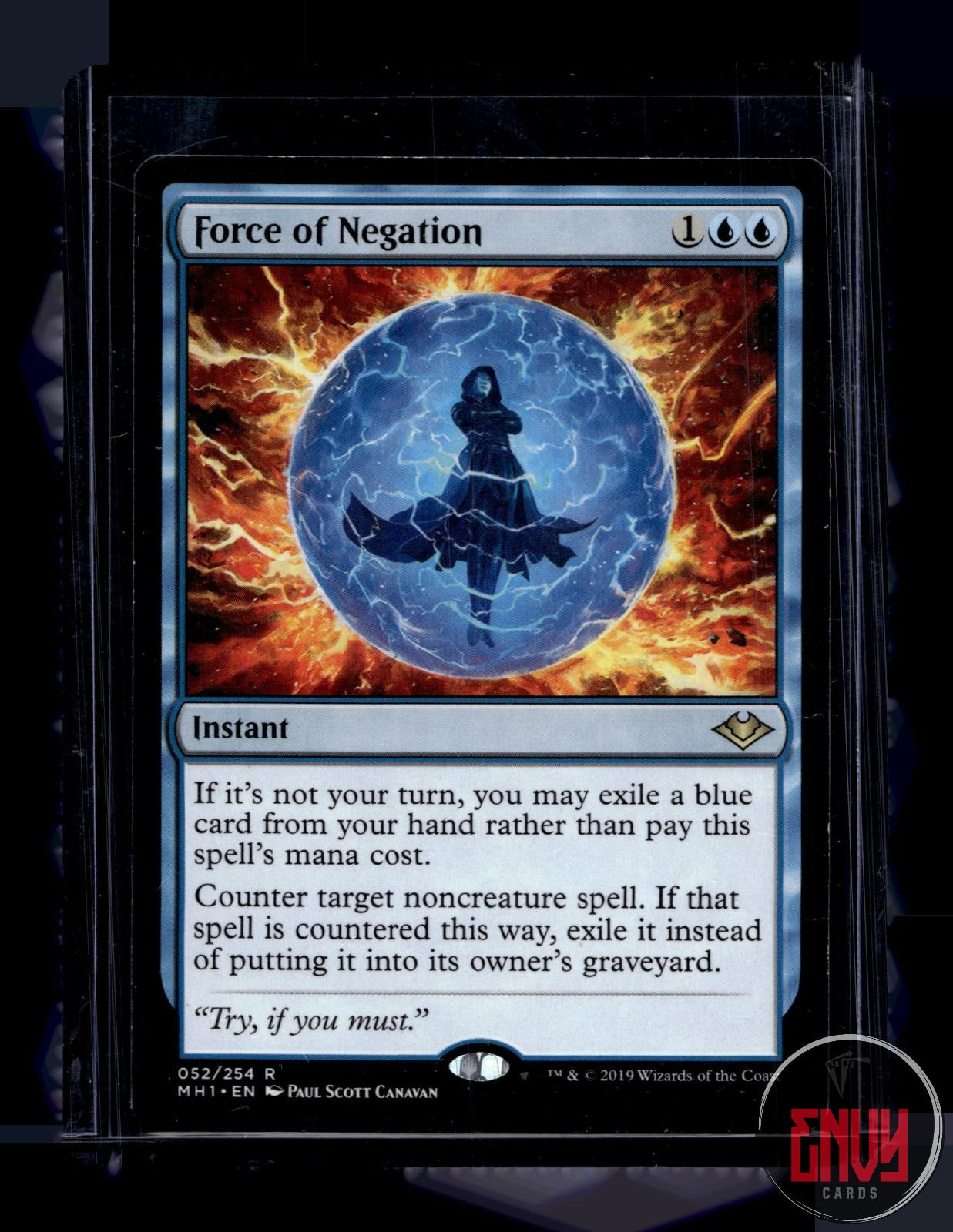 Force of Negation Lightly Played 52 Rare Modern Horizons Magic: The Gathering