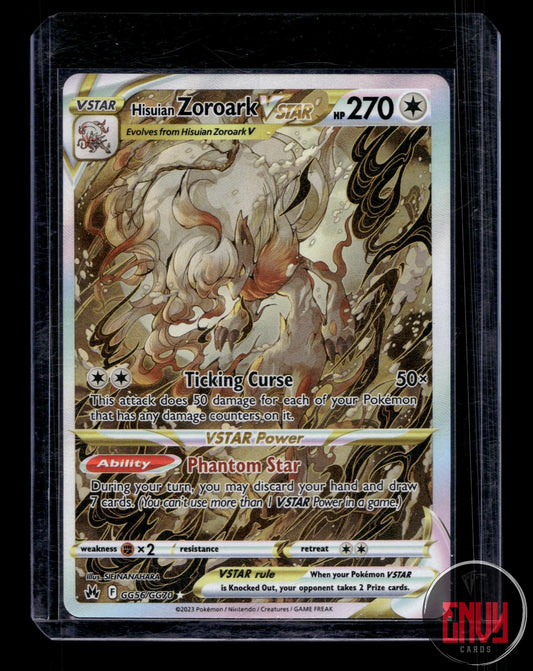 Hisuian Zoroark VSTAR NM GG56/GG70 Crown Zenith Galarian Gallery Pokemon