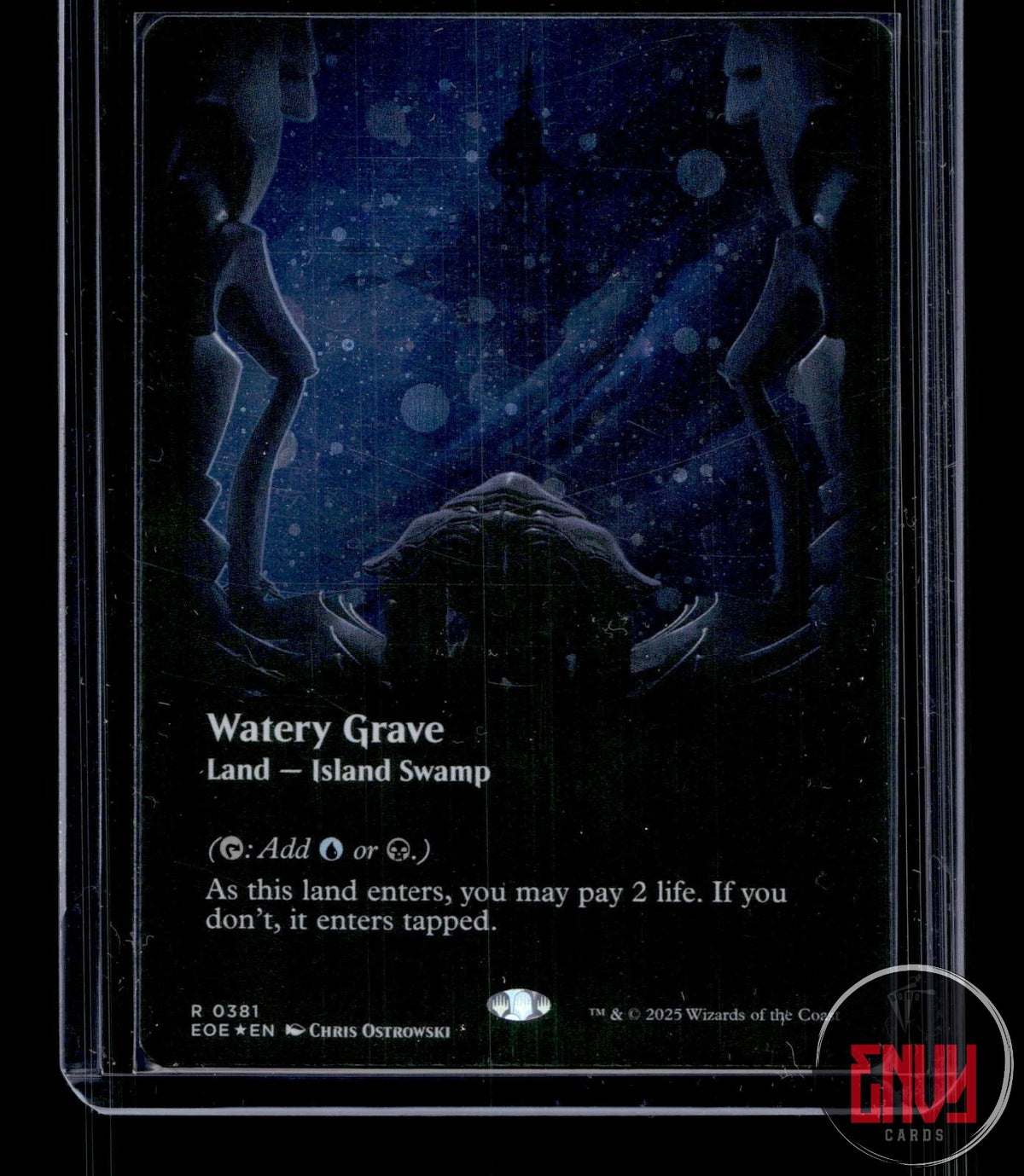 Watery Grave (Borderless) (Galaxy Foil) Near Mint 381 Rare Edge of Eternities