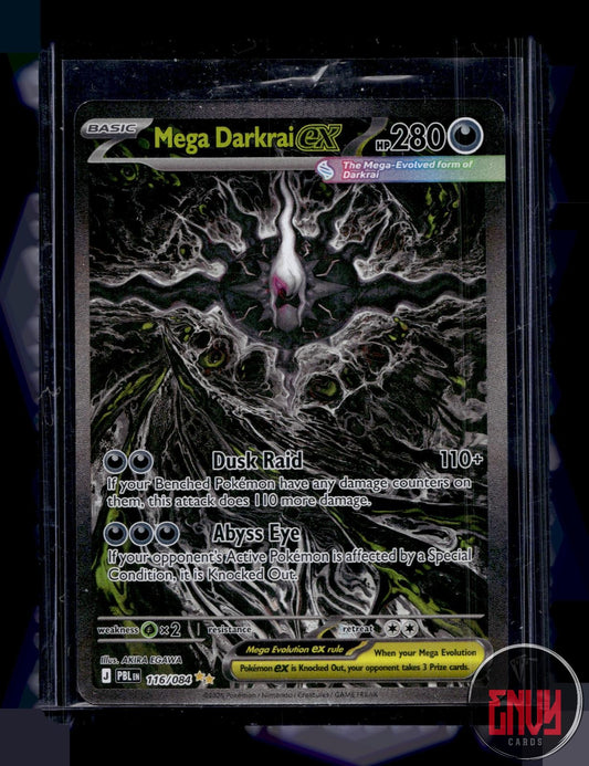 Mega Darkrai ex NM 116/084 Special Illustration Rare Pitch Black Pokemon Holo