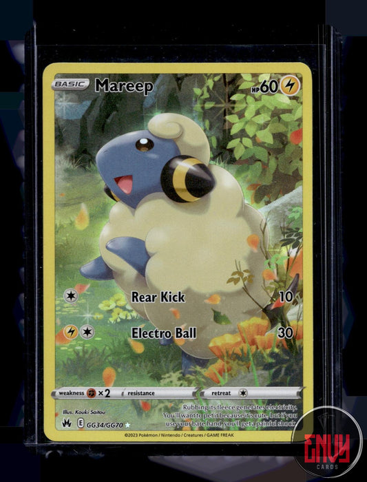 Mareep NM GG34/GG70 Trainer Gallery Rare Crown Zenith Galarian Gallery Pokemon