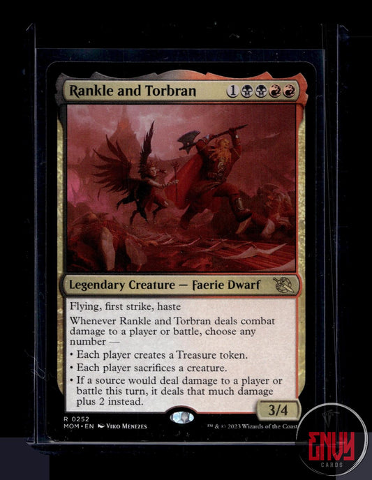 Rankle and Torbran Lightly Played 252 Rare March of the Machine