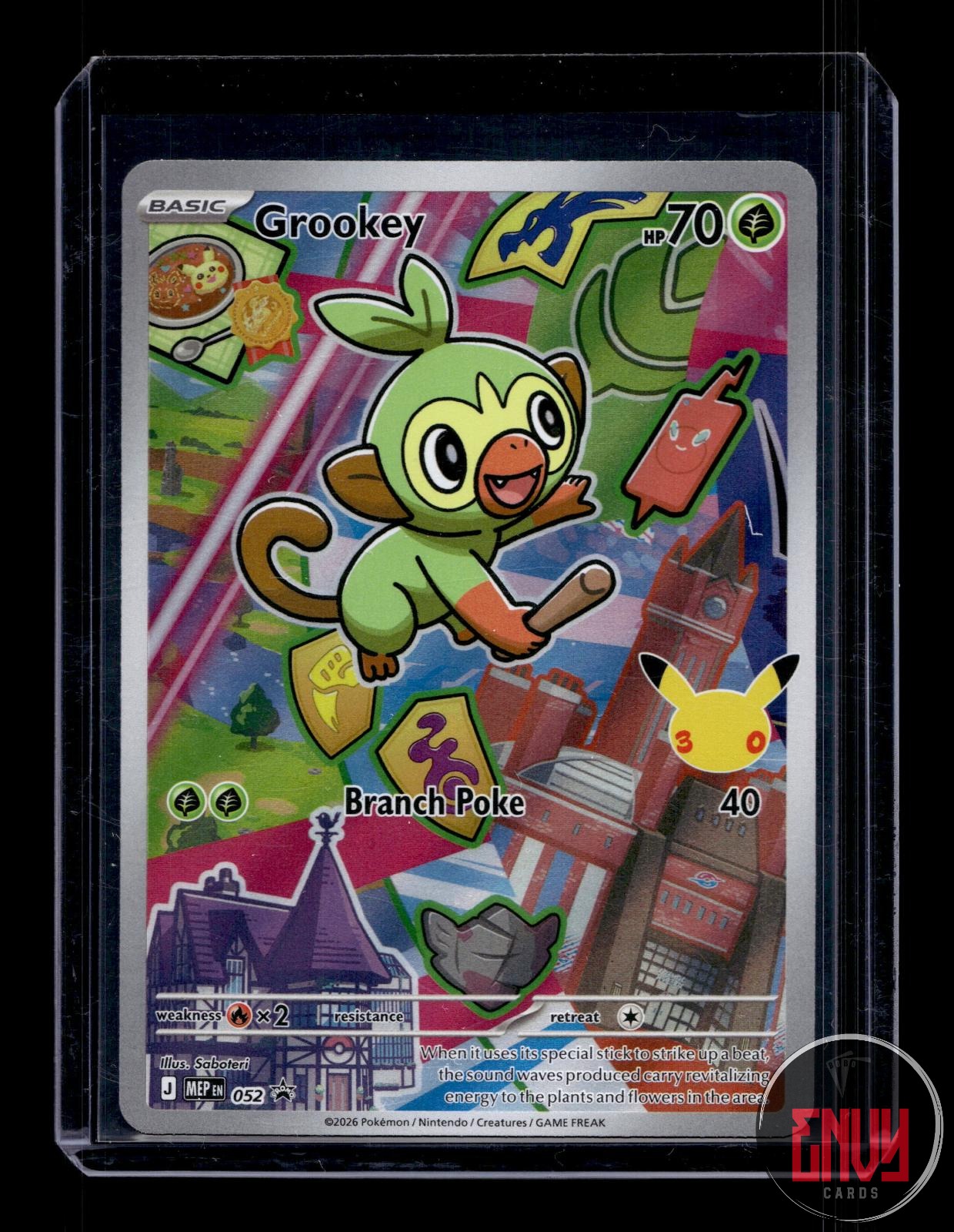 Grookey Near Mint 052 Promo ME: Mega Evolution Promo Pokemon Holo