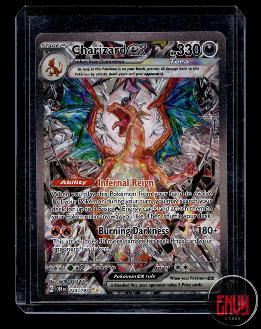 Charizard ex NM 223/197 Special Illustration Rare Obsidian Flames Pokemon NM