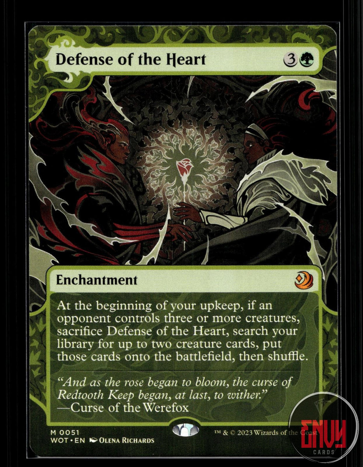 Defense of the Heart Near Mint 51 Mythic Wilds of Eldraine: Enchanting Tales
