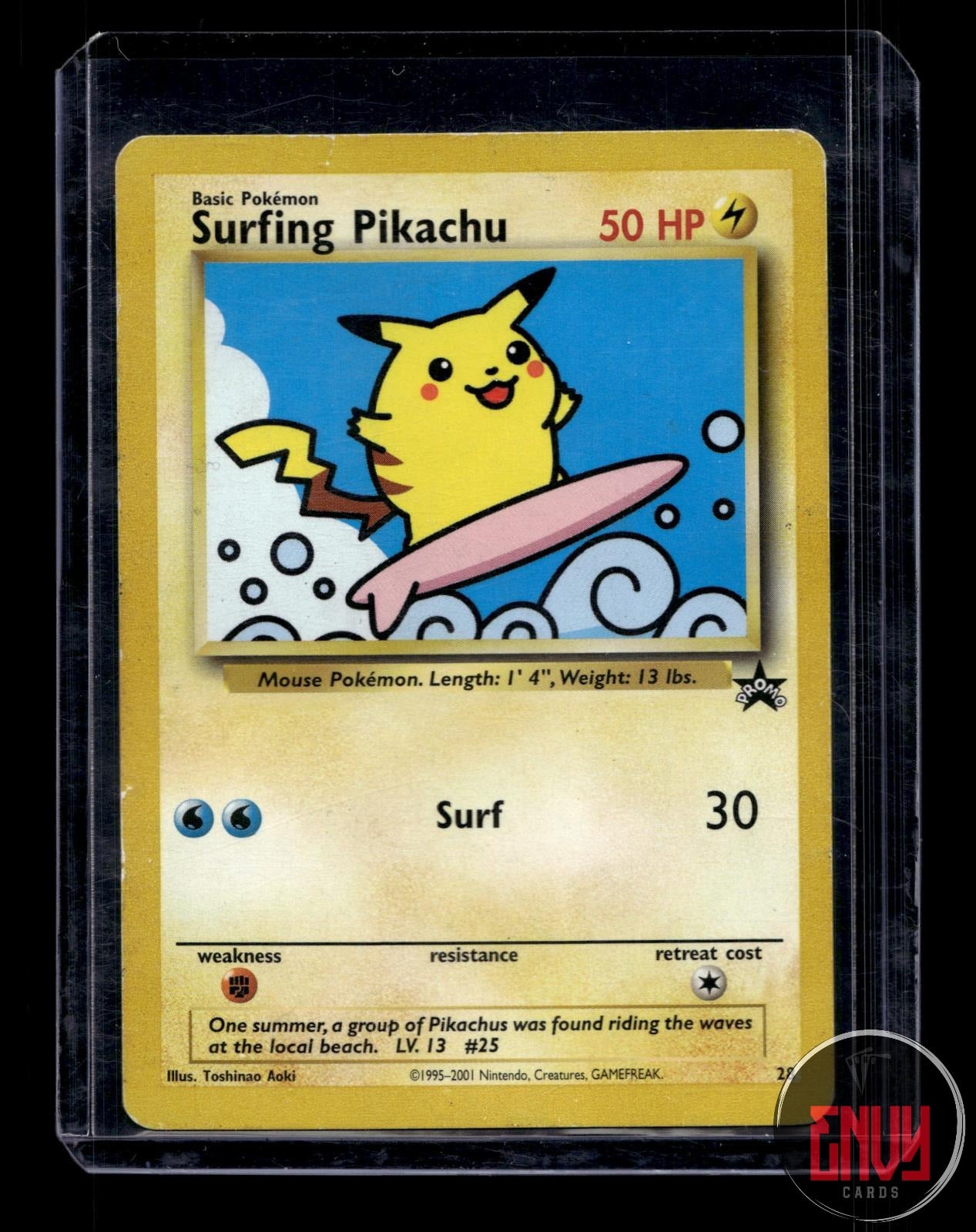 Surfing Pikachu Damaged 28 Promo Wizards Black Star Promos Pokemon