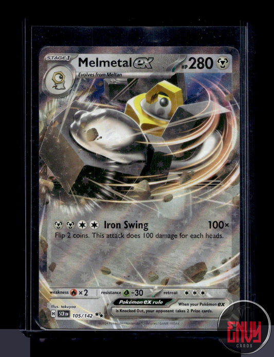 Melmetal ex Near Mint 105/142 Double Rare Stellar Crown Pokemon
