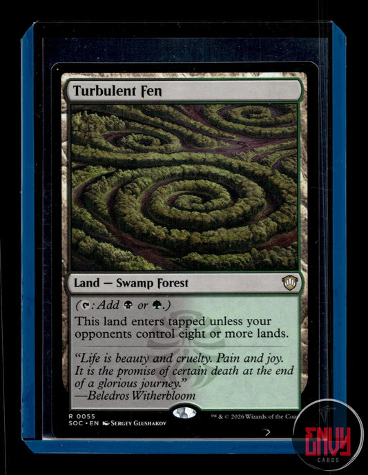 Turbulent Fen Lightly Played 55 Rare Commander: Secrets of Strixhaven