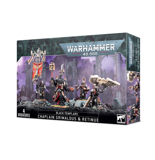 Warhammer 40K: Black Templars: Chaplain Grimaldus and Retinue