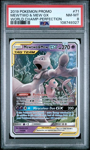 Mewtwo & Mew World Series 71/236 PSA 8
