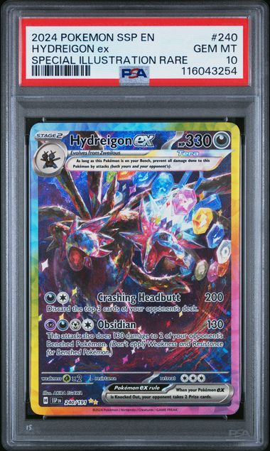 Hydreigon ex SIR Surging Sparks 240/191 PSA 10