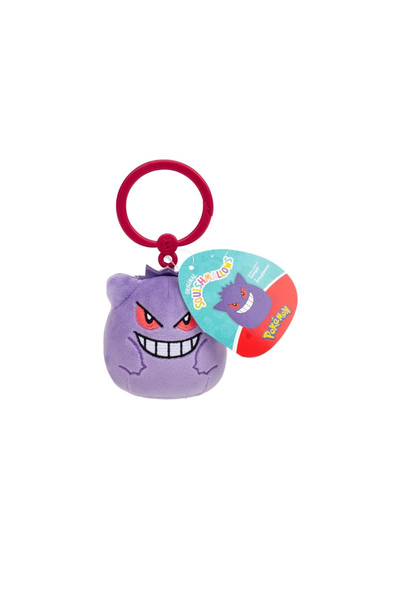 Squishmallows 3.5 Inch Plush Clip On Pokemon