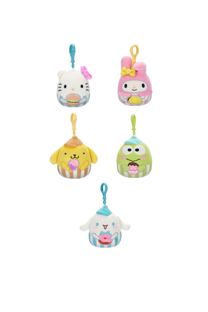 Original Squishmallows™ 3.5 Inch Hello Kitty® and Friends Clip-On Plush Assortment