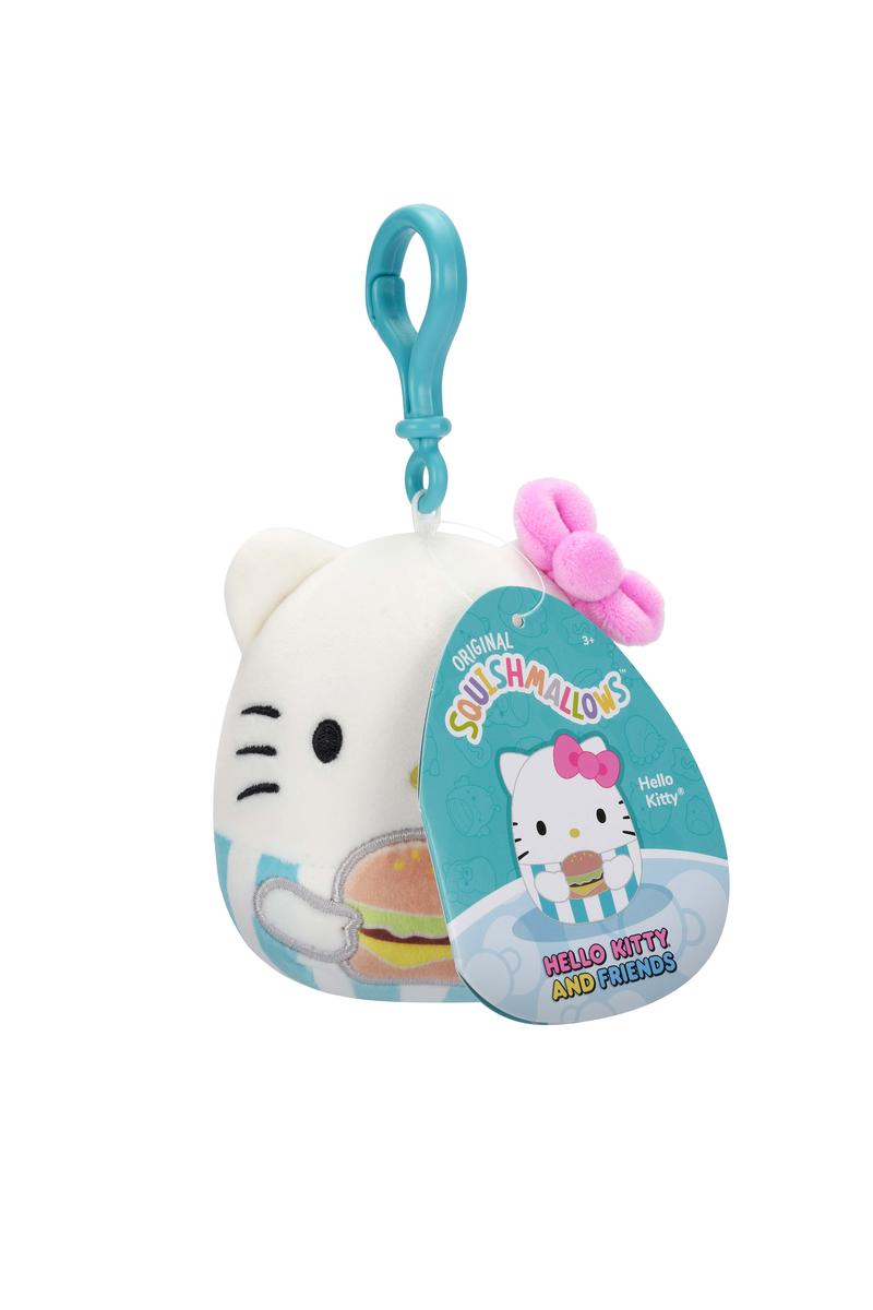 Original Squishmallows™ 3.5 Inch Hello Kitty® and Friends Clip-On Plush Assortment