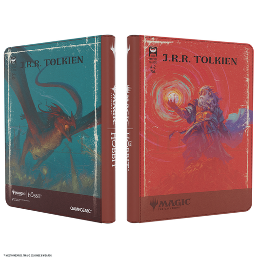 Gamegenic: Magic: The Gathering | The Hobbit Zip-Up Album 18-Pocket (The Arkenstone/Smaug, Worm of Dread)