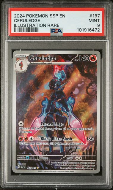 Ceruledge IR Surging Sparks 197/191 PSA 9