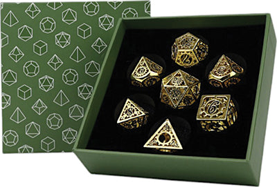 Let's Play Games LPG Dice: Clockwork Sun Dice Set