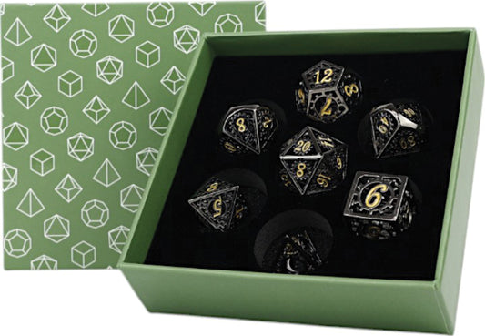 Let's Play Games LPG Dice: Clockwork Sun Dice Set