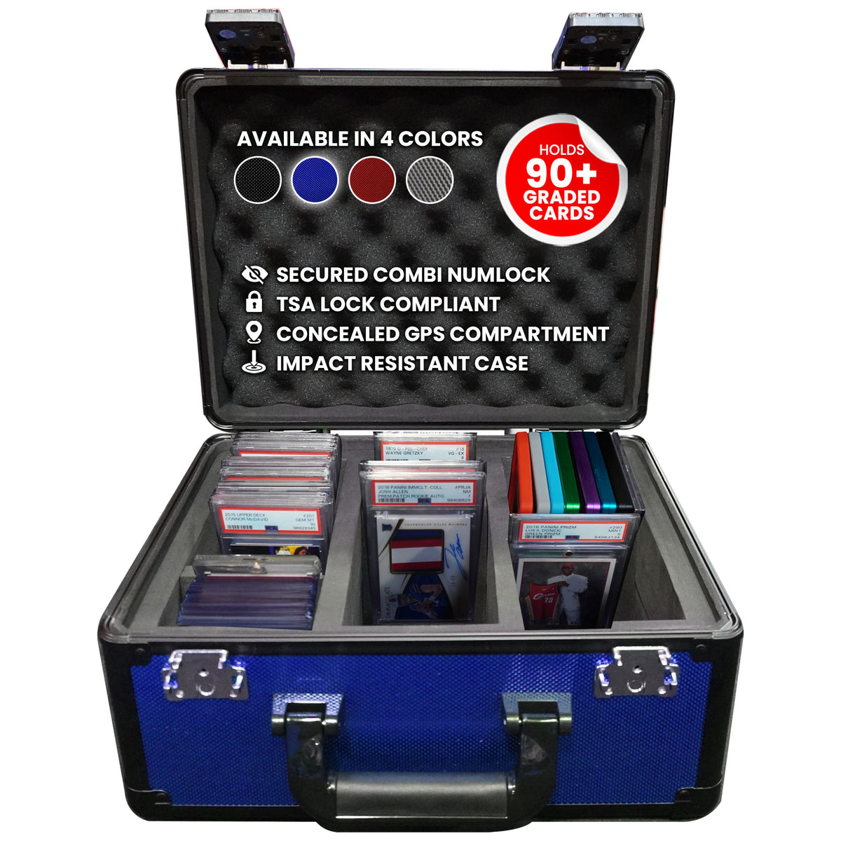 ER X BLUE GRADED CARD STORAGE BOX 3 ROWS