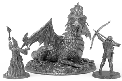 DND METAL MINIATURES: 1977 HOLMES BOXED SET