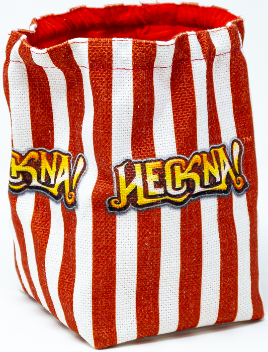 HECKNA! POPCORN DICE BAG