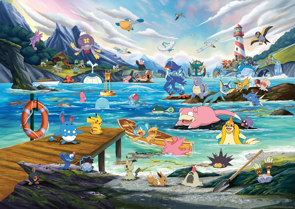 POKÉMON BREAKOUT #3 (VAPOREON, MARINE)- 1,000 PIECE PUZZLE