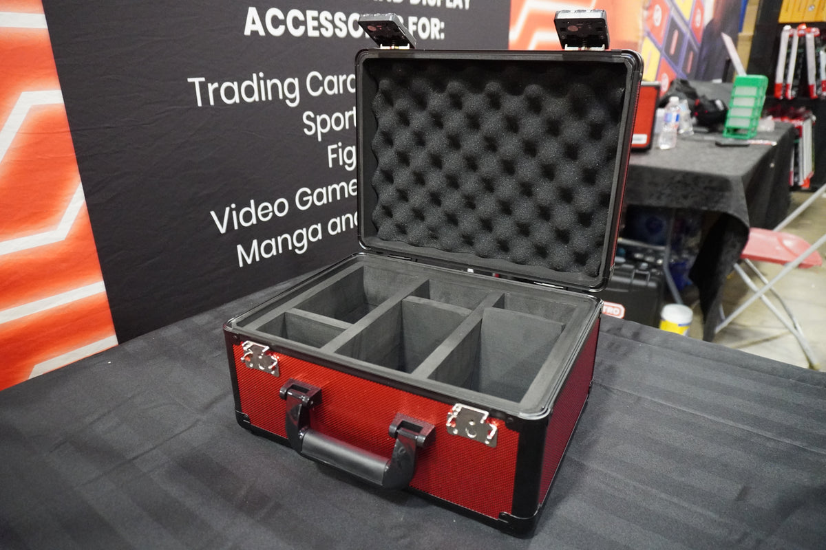 ER X RED GRADED CARD STORAGE BOX 3 ROWS