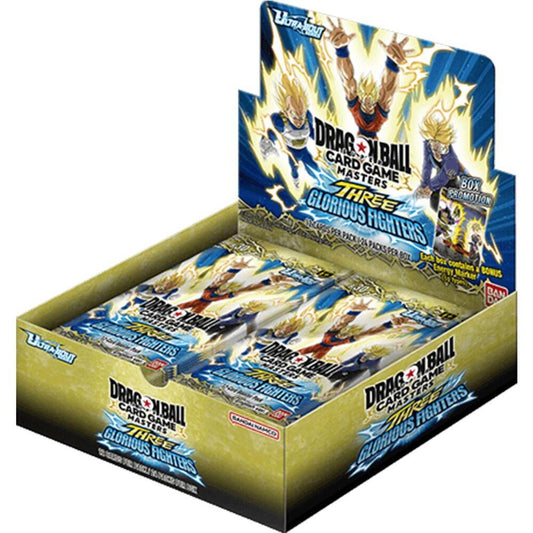 Dragon Ball Super Masters: Three Glorious Fighters Booster Box - English