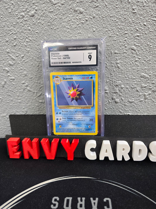 Starmie Base Set Unlimited 64/102 CGC 9