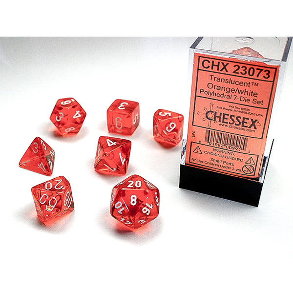Chessex 7-Die Set Translucent