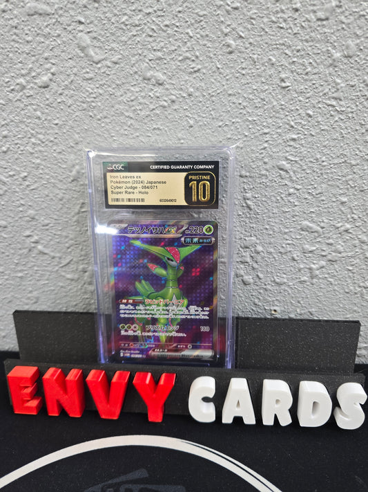 Iron Leaves EX SR Cyber Judge 084/071 Japanese CGC PRISTINE 10