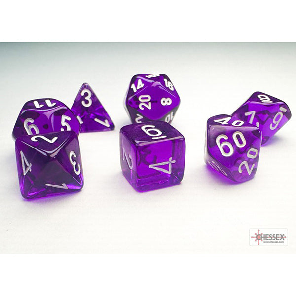 Chessex 7-Die Set Translucent