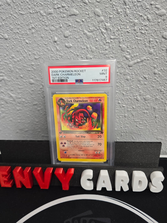 Dark Charmeleon 1st Edition Team Rocket PSA 9