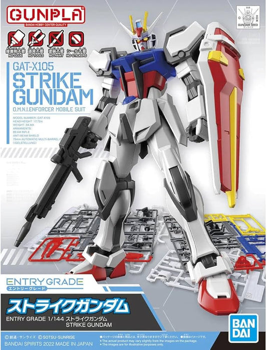 GUNPLA: ENTRY GRADE 1/144 - MOBILE SUIT 
GUNDAM SEED #010 STRIKE GUNDAM