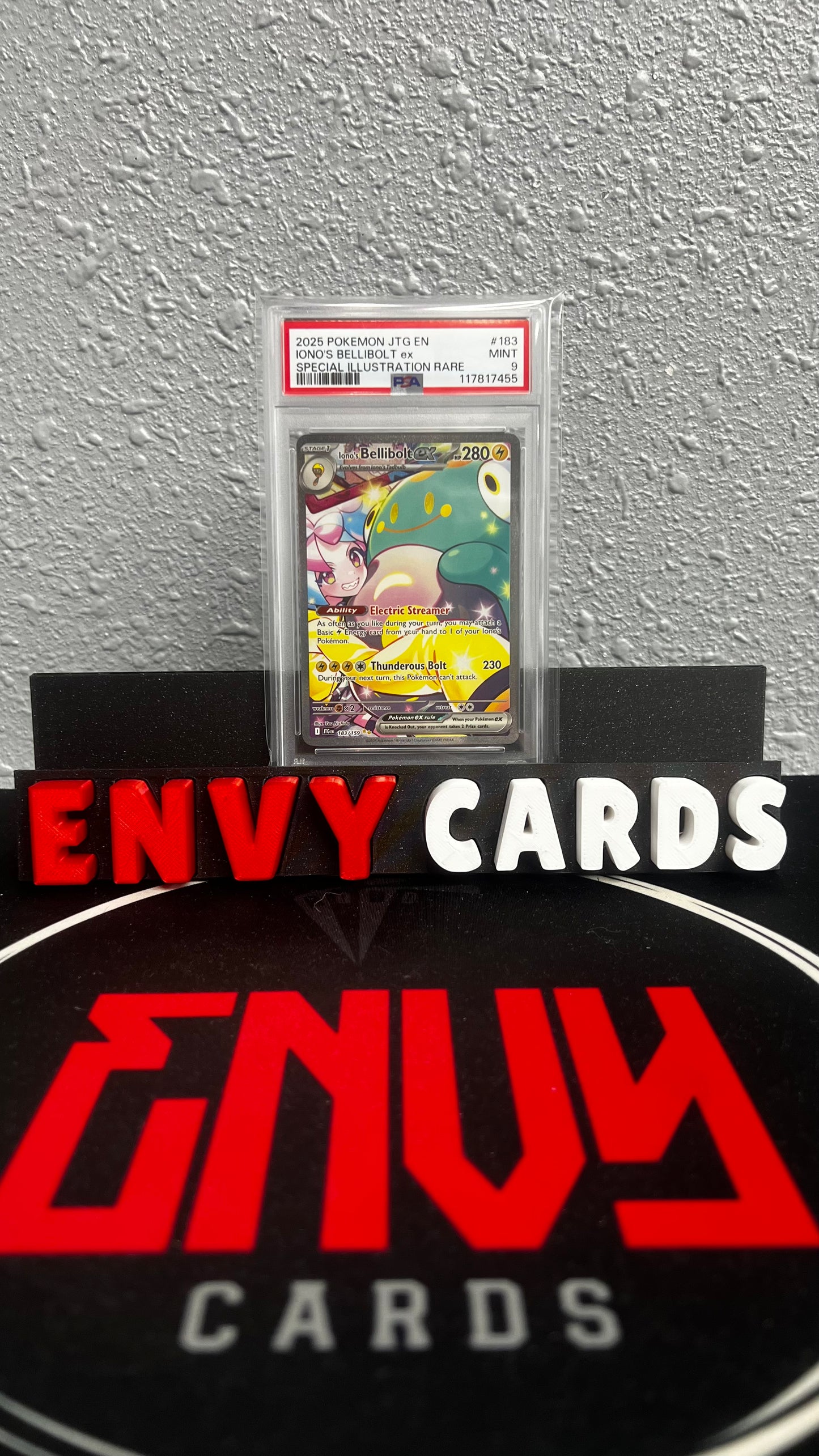 Iono's Bellibolt EX SIR Journey Together 183/159 PSA 9