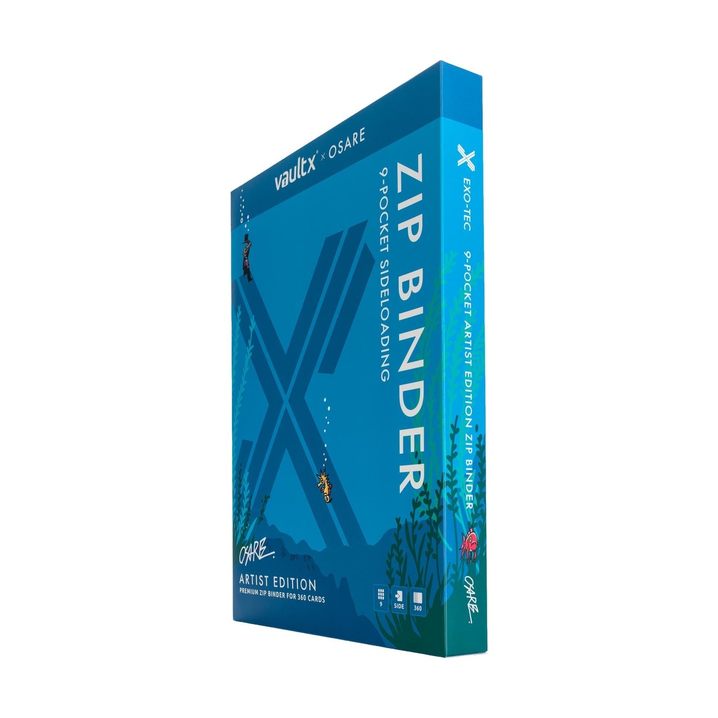 Vault-X EXO-TEC Zip Binder Water: Osare
