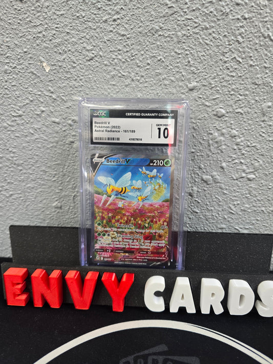Beedrill V Alt Art Astral Radiance 161/189 CGC 10